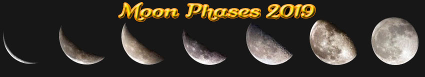 2019 Moon Phases